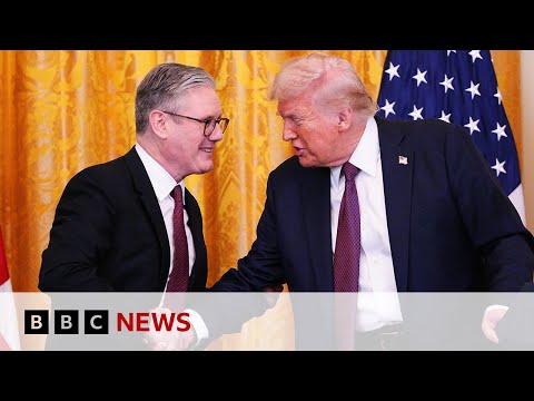 Donald Trump says he’s hopeful for Ukraine peace deal after talks with UK PM | BBC News