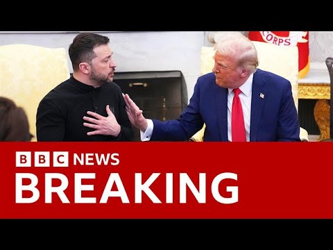 Trump accuses Zelensky of ‘gambling with World War Three’ in angry White House meeting | BBC News
