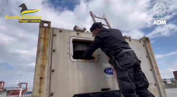 Sequestrati oltre 780 chili di cocaina nel porto di Gioia Tauro