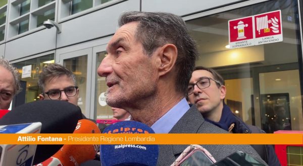 Fontana “Tensioni Lega-FI? Normale dialogo interno alla maggioranza”