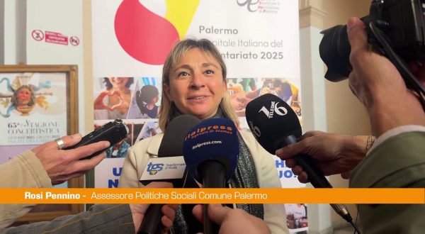 Palermo capitale Volontariato, Pennino “Passaggio testimone da Trento”