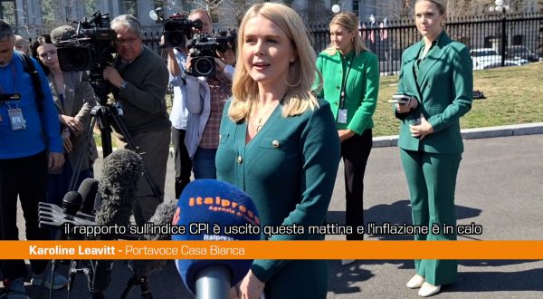 Usa, Leavitt “Inflazione livello più basso degli ultimi quattro anni”