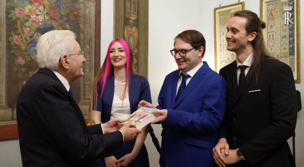 Il presidente Mattarella riceve il “Trio Tercon” al Quirinale