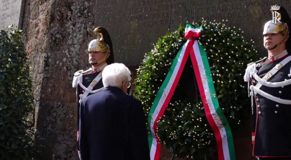 Mattarella all’81° anniversario dell’eccidio delle Fosse Ardeatine