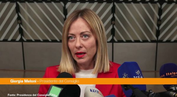 Ue, Meloni “Accolta la proposta italiana su InvestEu per la Difesa”