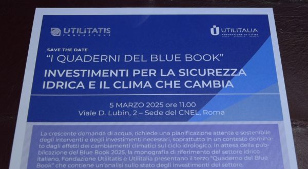 Acqua, investimenti in netta crescita anche grazie al Pnrr