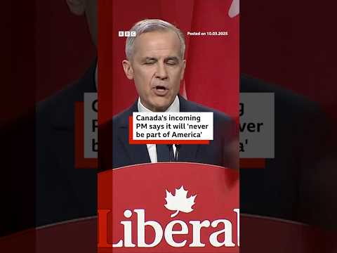 Canada’s incoming PM says country will ‘never be part of America’. #Canada #US #BBCNews