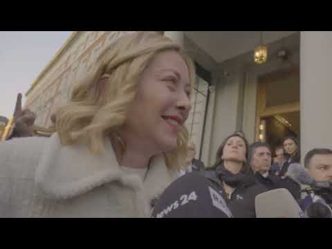 Visita nel Regno Unito, il punto stampa del Presidente Meloni a Londra