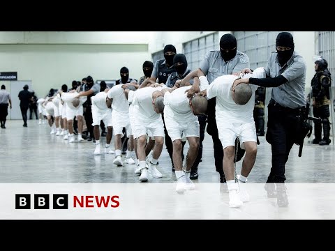 US deports hundreds of Venezuelans to supermax prison despite court order | BBC News