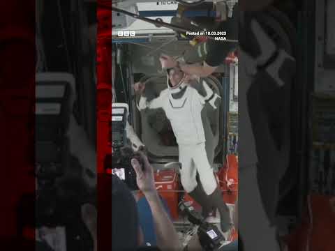 Stranded Nasa astronauts begin journey back to Earth. #Nasa #ISS #BBCNews