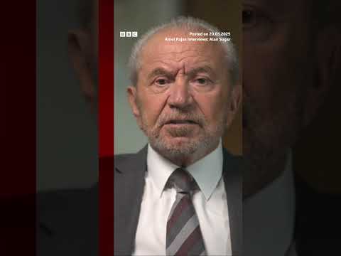 Alan Sugar: ‘Only way to deal with President Donald Trump is not to disagree with him.’ #BBCNews