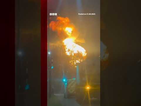 Major disruption at Heathrow Airport after fire. #London #BBCNews