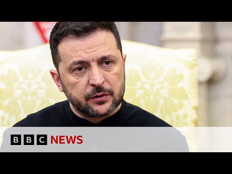 President Zelensky tells Russia to ‘stop attacking’ Ukraine following air strikes | BBC News