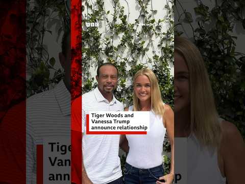 Tiger Woods dating Vanessa Trump, the former daughter-in-law of President Donald Trump. #BBCNews
