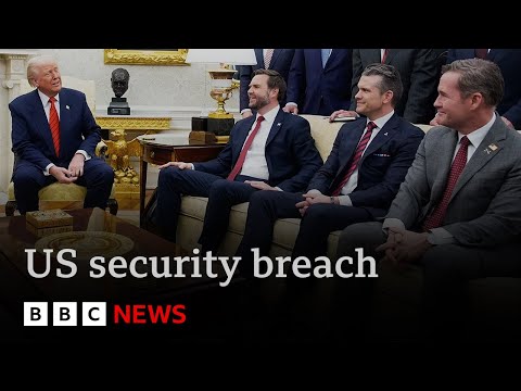 Major US security blunder as Trump team shares top-secret war plans with journalist | BBC News