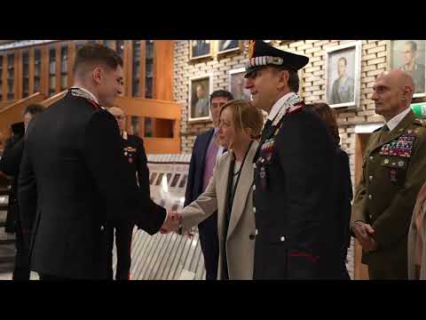 Arma dei Carabinieri, il Presidente Meloni all’inaugurazione dell’Anno Accademico 2024/25