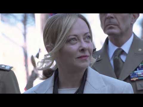 Il Presidente Meloni alla cerimonia di inaugurazione dell’Anno Accademico dell’Arma dei Carabinieri