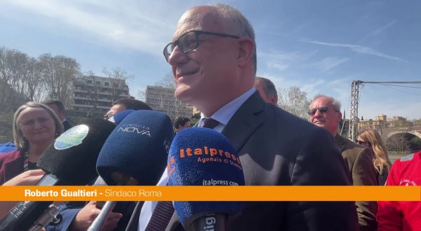 Nuovo parco d’affaccio sul Tevere, Gualtieri “Luogo vivo, non statico”