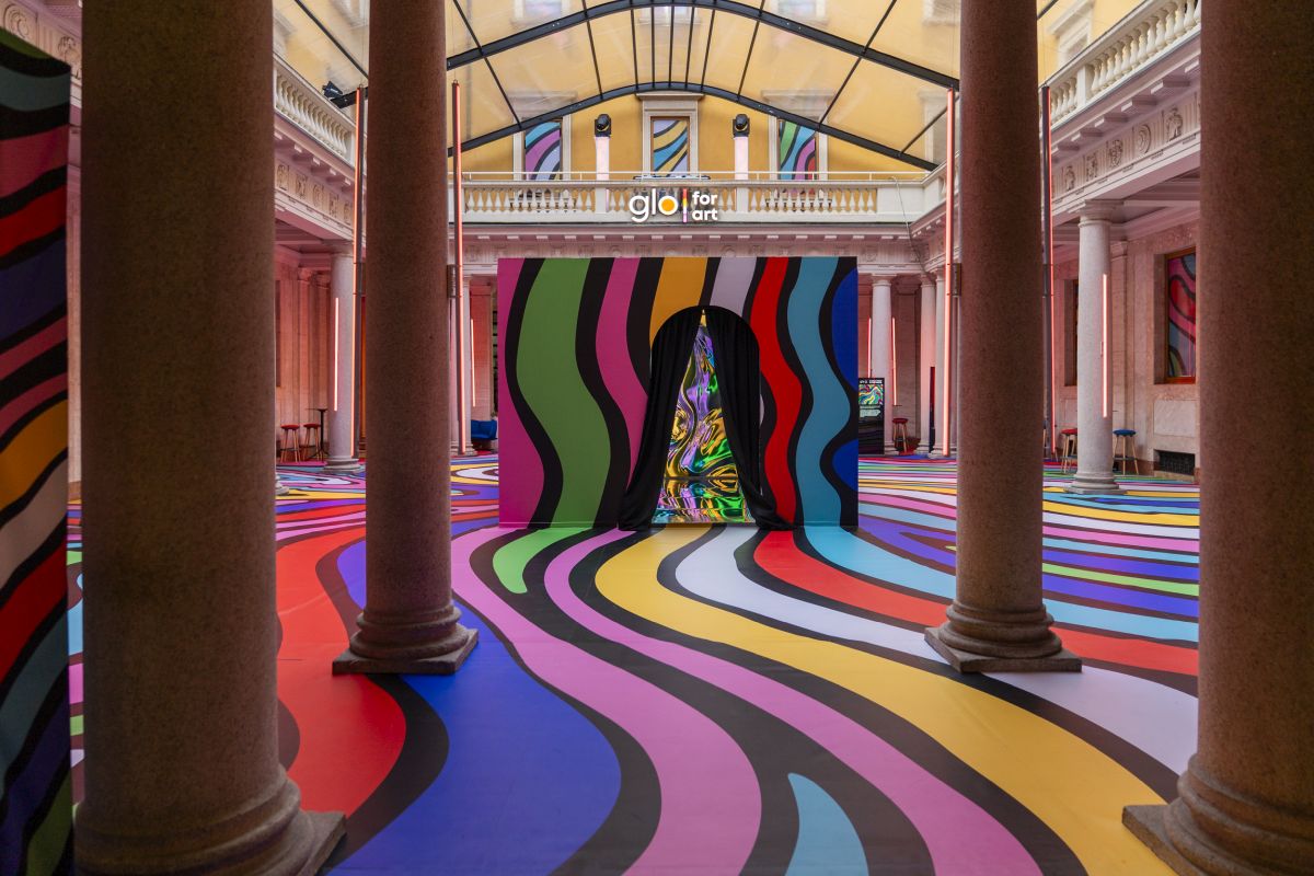 glo for art apre la Milano Design Week con l&rsquo;installazione Hyper Portal