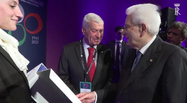 Mattarella a mostra Confcommercio per 80° anniversario