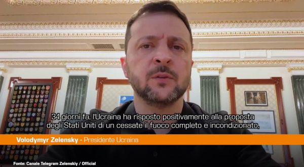 Zelensky “Putin non vuole il cessate il fuoco”