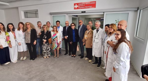 Palermo, operativa la nuova area del pronto soccorso dell’ospedale “Cervello”