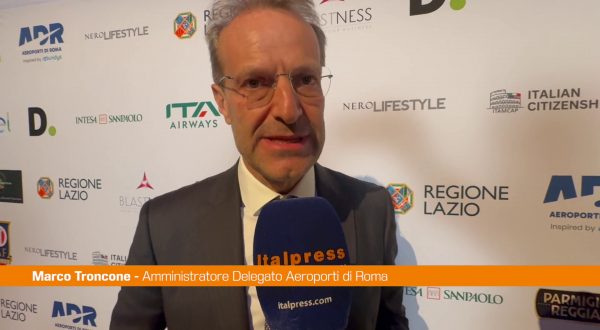 AdR, premio NIAF a Troncone “Investiamo tanto nel capitale umano”