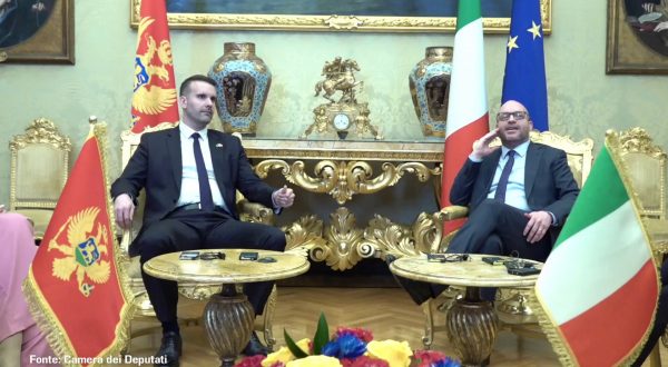 Fontana riceve il premier montenegrino Spajic a Montecitorio
