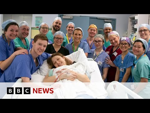 First baby born in UK to woman with transplanted womb | BBC News