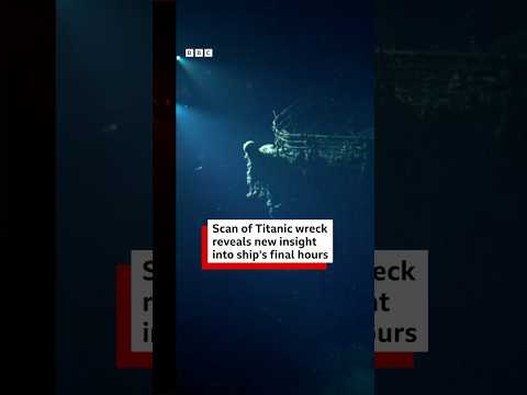 Scan of Titanic wreck reveals new insight into ship’ final hours. #Titanic #BBCNews
