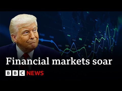 Markets soar after Trump announces tariffs pause | BBC News