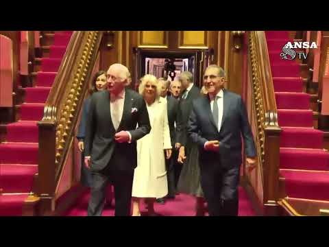 Mezz’ora di tour al Senato per i reali inglesi, dalla campanella al te’ #ansa