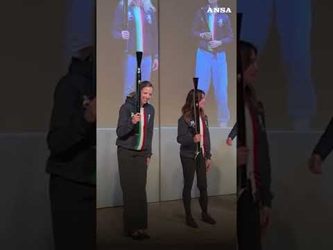 Svelate a Osaka le torce olimpiche di Milano-Cortina #ansa