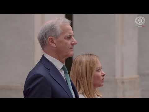 Incontro del Presidente Meloni con il Primo Ministro del Regno di Norvegia, Jonas Gahr Støre