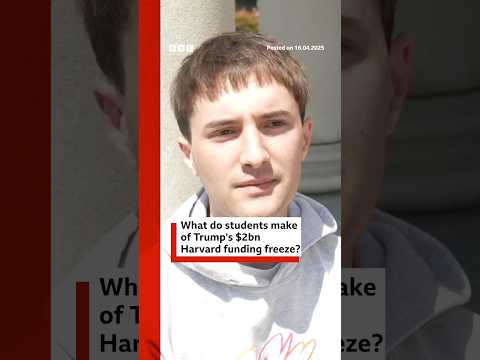What do students make of Donald Trump’s $2bn funding freeze on Harvard University? #BBCNews