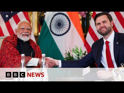 JD Vance calls for stronger India-US relations as trade talks progress | BBC News