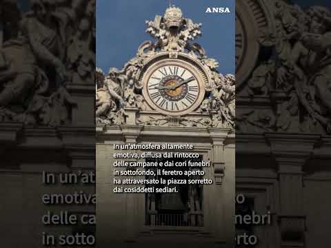 L’ultimo ingresso di Papa Francesco nella Basilica di S. Pietro #ansa