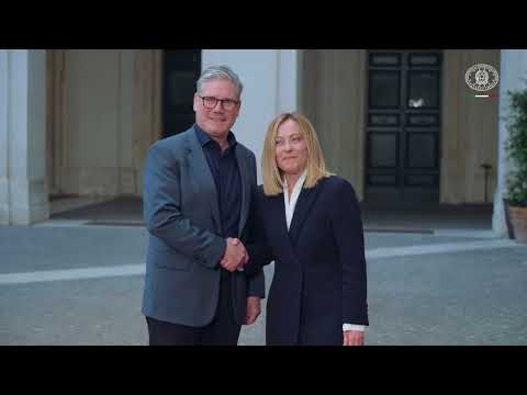 Palazzo Chigi, incontro di cortesia Meloni – Starmer