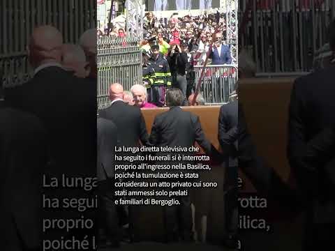 Papa Francesco riposa ora a Santa Maria Maggiore#ansa