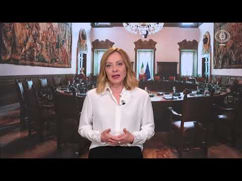 Primo maggio 2025, il videomessaggio del Presidente Meloni