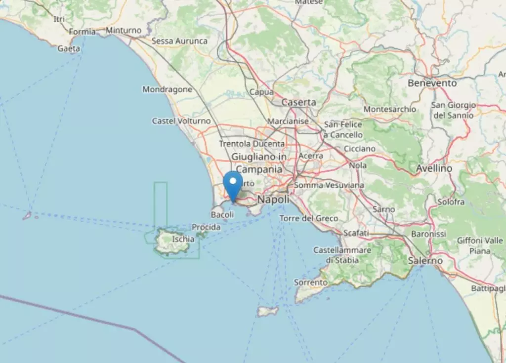 Terremoti, scossa di magnitudo 4.4 nella zona dei Campi Flegrei