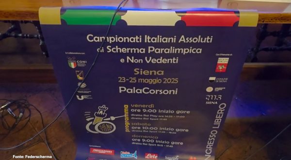 A Siena i Tricolori paralimpici di scherma 2025