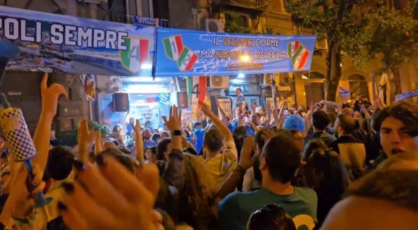 Napoli campione d’Italia, è festa in città