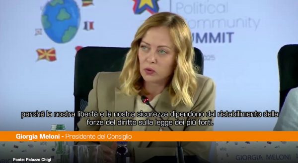 Meloni “Ucraina ci ricorda che libertà è significato nostra identità”