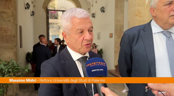 Midiri “Comune e Università insieme per il bene città di Palermo”