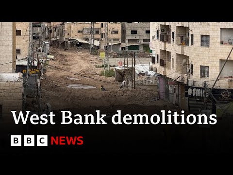 Israel expands demolitions of West Bank refugee homes | BBC News