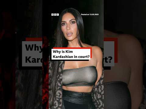 Why is Kim Kardashian giving evidence in court in Paris? #KimKardashian #Paris #BBCNews