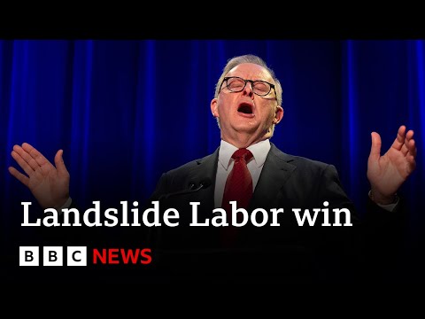 Australia PM Albanese makes comeback with landslide win | BBC News