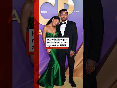 Halle Bailey has been granted a restraining order against her ex-boyfriend, rapper DDG. #BBCNews