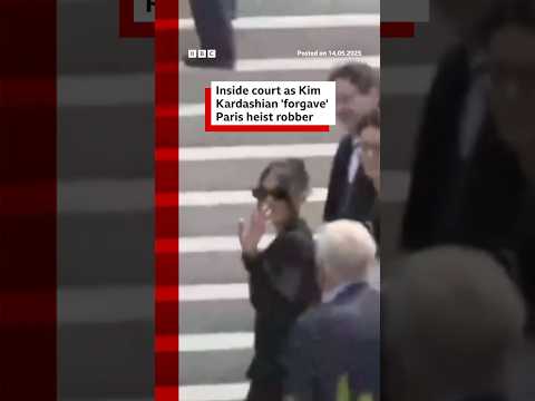 Kim Kardashian told one of the men involved in robbing her Paris mansion she forgives him. #BBCNews